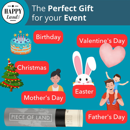 British Gifts for Women an Men | Real Piece of England | Highly Unique English Themed Gifts | Blank Certificate to Write in The Name of Your Choice | London Gift Ideas | British Christmas Gifts