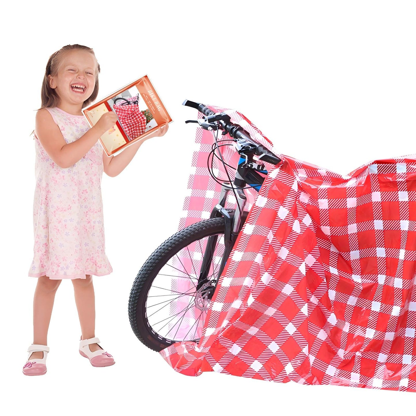 80" X 60" Bike Gift Bag Christmas Extra Large Gift Bags Jumbo Gift Bags for Giant Gifts Bicycle Wrapping Bag for Birthday,Christmas,Giant Huge Gifts