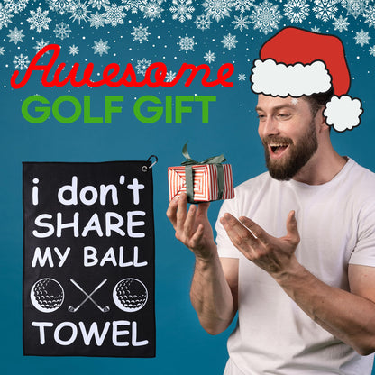 ZEETY Funny Golf Towel – Humorous Golf Towel for Golf Bags, Perfect Golf Gifts & Accessories for Men and Women Golfers