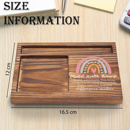 Mental Health Therapist Gifts Sticky Note Holder, Thank You Gift School Counselor, Mental Health Therapist Appreciation Gift, Therapist Graduation Gift Self-Stick Note Pad Holders TZP48