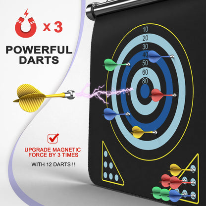 Gifts for 6 7 8 9 10 11 12 13 14 15 16 Years Old Girl Boys, Outdoor Games Activities Toys for Kids 8-12, Magnetic Dart Board, Teen Gift Ideas for Christmas, Birthday