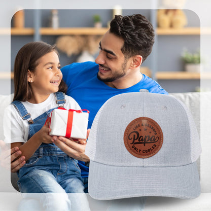 Men Hat Baseball Cap Christmas Fathers Day Birthday, Gifts for Men Trucker Grey Baseball Cap