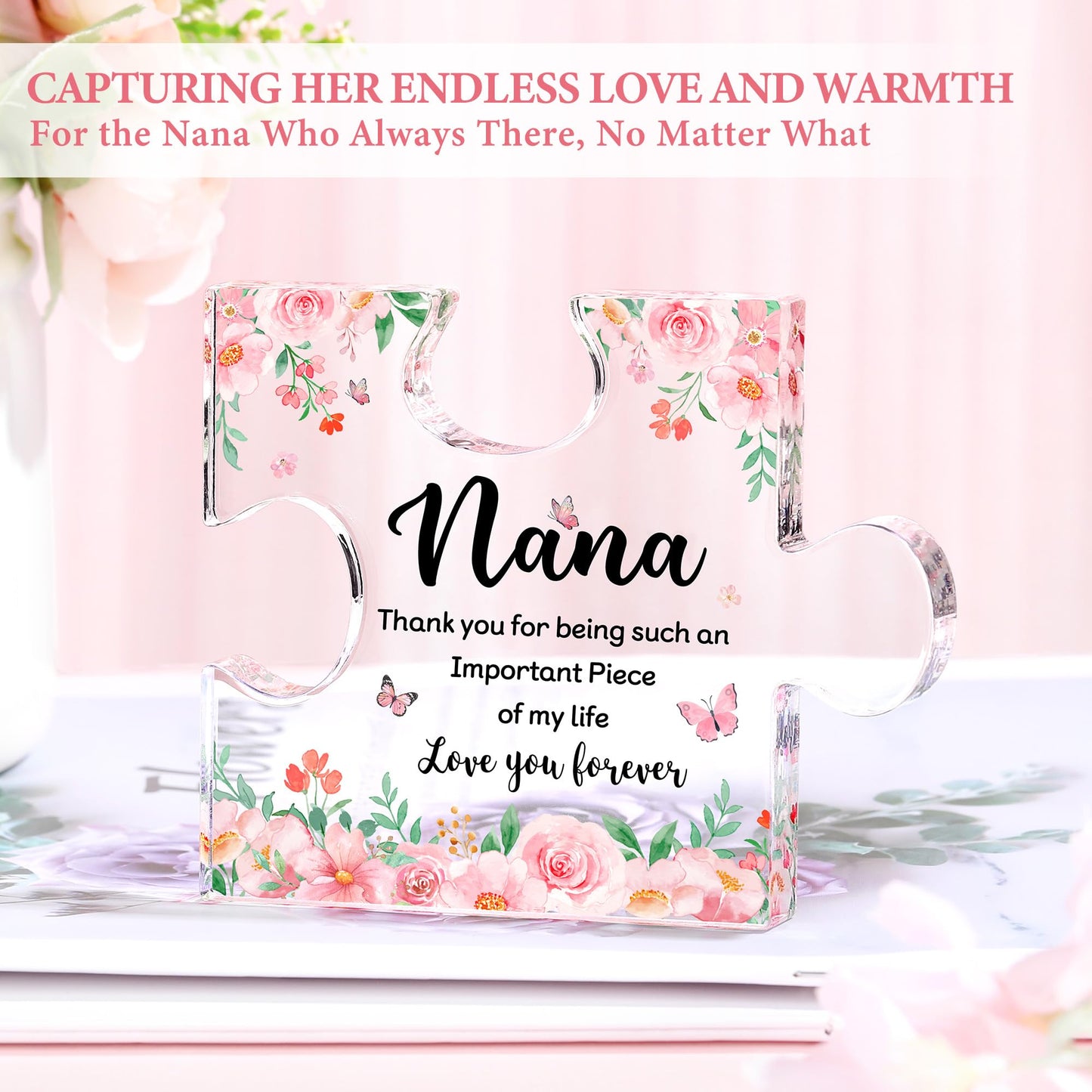 Nana Gifts from Grandkids Nana Birthday Gifts for Women Best Nanas Ever Gift Set from Granddaughter Personalized Great Nanas Favorite Presents Merch Stuff for Happy Birthday Christmas with 16oz Cup
