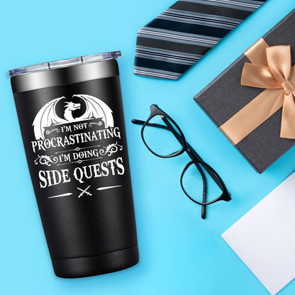 Fufandi Dnd Gifts for Men, Dungeon Master Mug - Dungeons and Dragons Gifts, Gamer Gift, Gaming Mug - D&D Lovers Gamer Gift - Dnd Tumbler Cup 20oz