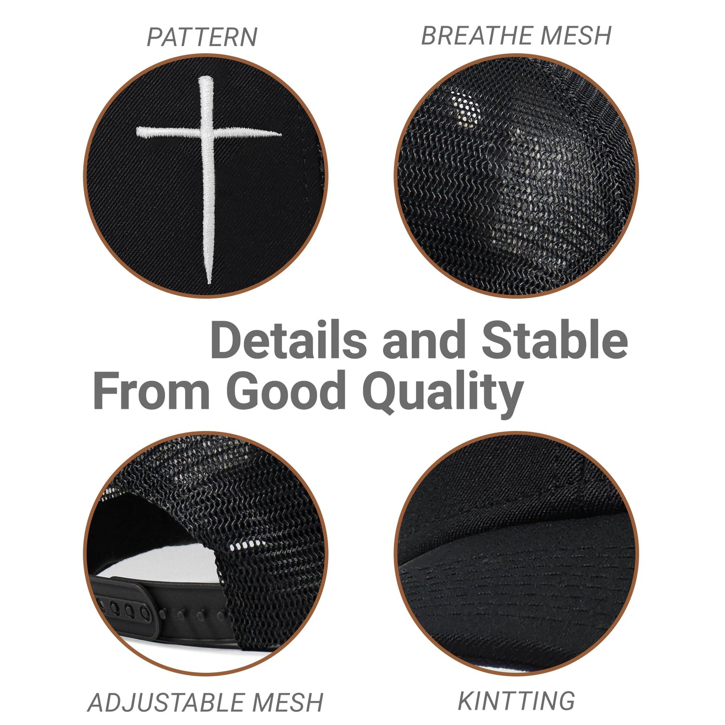 Christian Hats for Men Women,Jesus Cross Hat Christian Religious Gifts for Birthday/Christmas