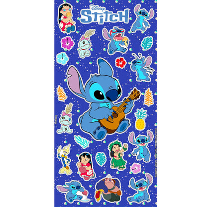 Disney Stitch Tote Bag Set - Lilo and Stitch Accessories Bundle with Stitch Grocery Bag Set with Plus Stickers, Tattoos, More | Stitch Reusable Bags for Kids, Girls, Women