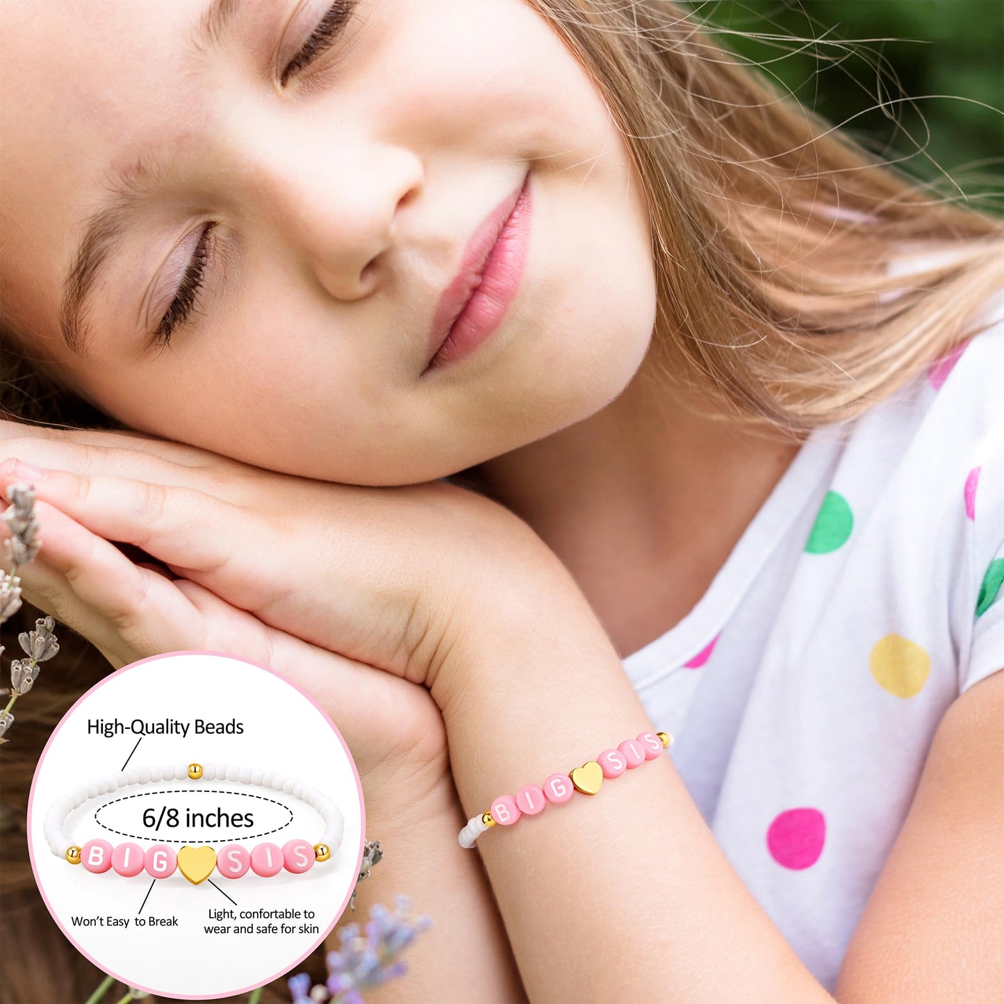 Big Sister Gifts for Girls, Big Sister Sis Gift Set of 5