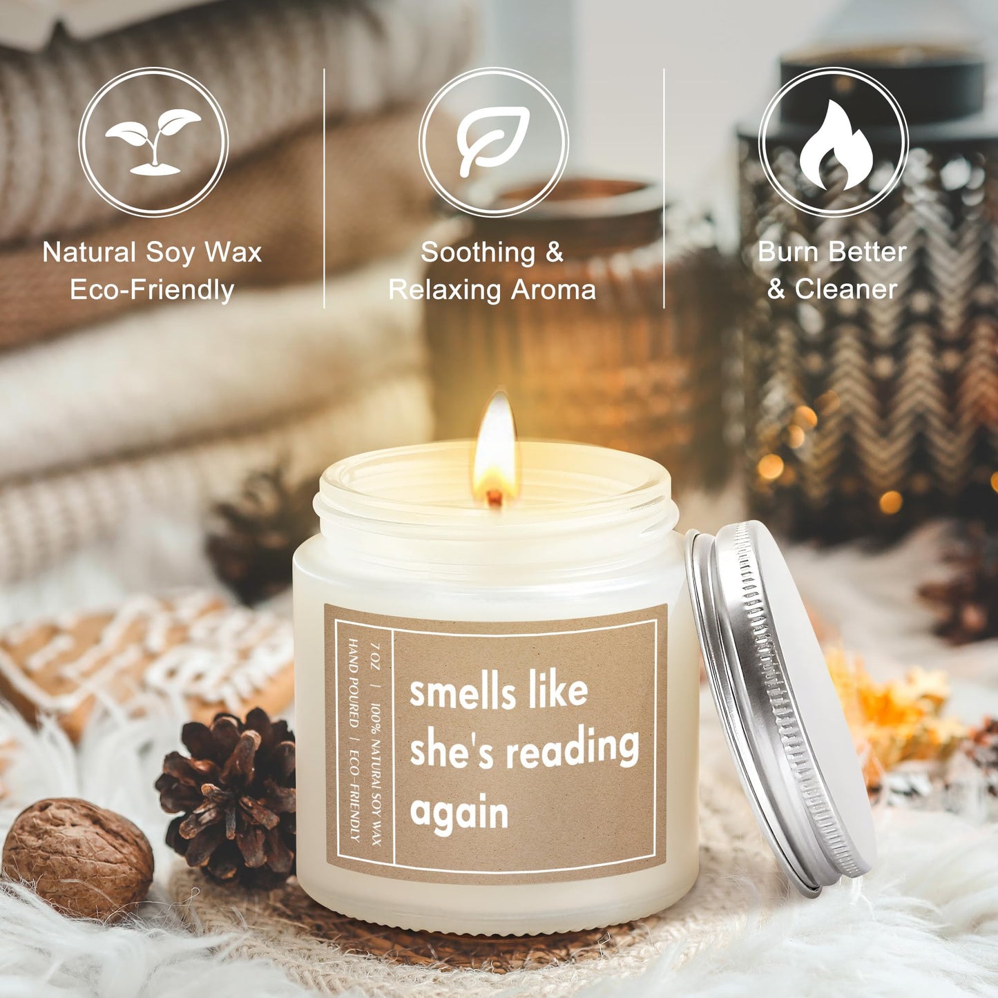 Book Lovers Gifts for Women Bookish Gifts for Book Lovers Women Books Accessories for Reading Lover Books Club Gift for Reader Cool Bookish Themed Items Set Bookworm Stuff Presents for Librarian, Girl