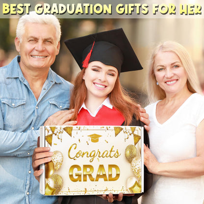 2026 Graduation Gift for Her, Cool Congratulation Gifts for Women Class of 2026 Graduation Gift Basket for College Middle High School Master Degree Best Grad Gifts Box for Nurse Law Graduates - Pink
