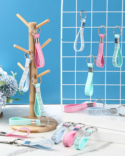 Liliaafar 24 Pcs Dental Assistant Gifts You're Awesome Key Rings Dental Hygienists Gift Dentist Tooth Inspirational Keychain Accessories for Dentist Coworker Women Nurse Graduation Office Clinic