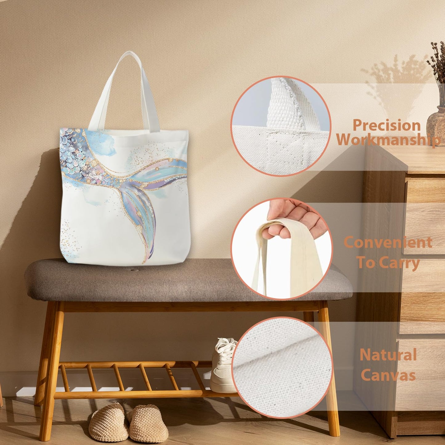 Funny Chocolate Labrador Retriever Reading Tote Bag for Women,Gifts for Labrador Owners Reusable Shopping Grocery Bags