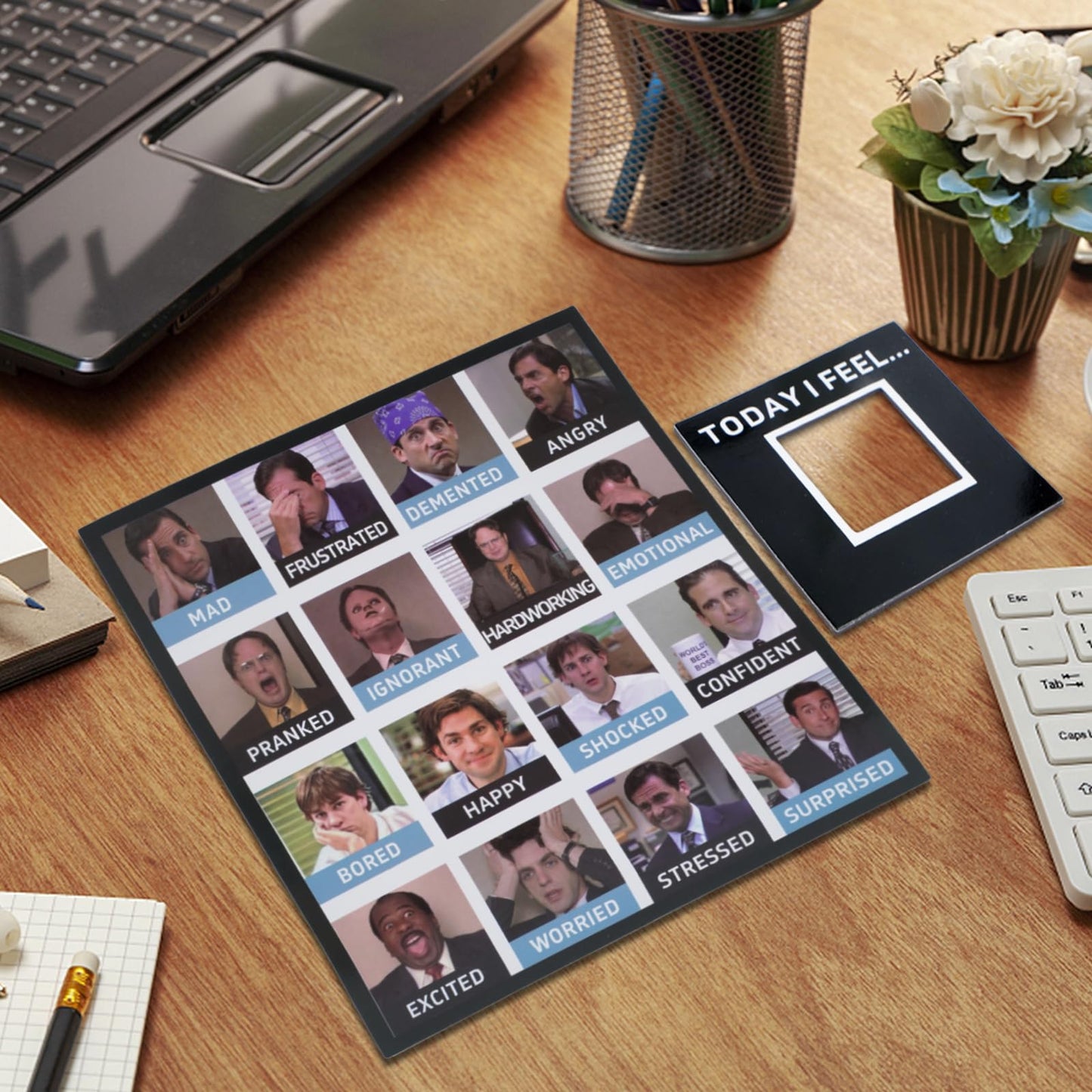 The Office Mood Magnet,The Office Gifts for TV Show Fans, Funny Magnets for Fridge,Today I'm Feeling