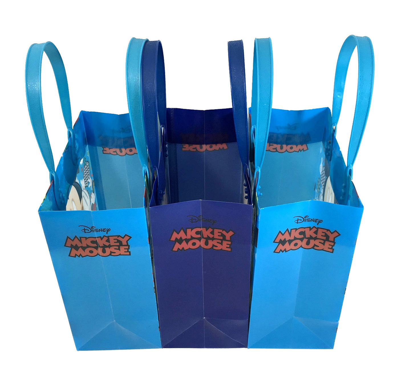 Disney Mickey Mouse Reusable Party Favor Goodie Small Gift Bags 12 (12 Bags)