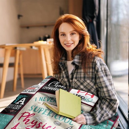 Physician Assistant Gifts Blanket 60"X 50", Physician AssistantGifts for Women, Birthday Gifts for a Physician Assistant, PA Student/School Presents