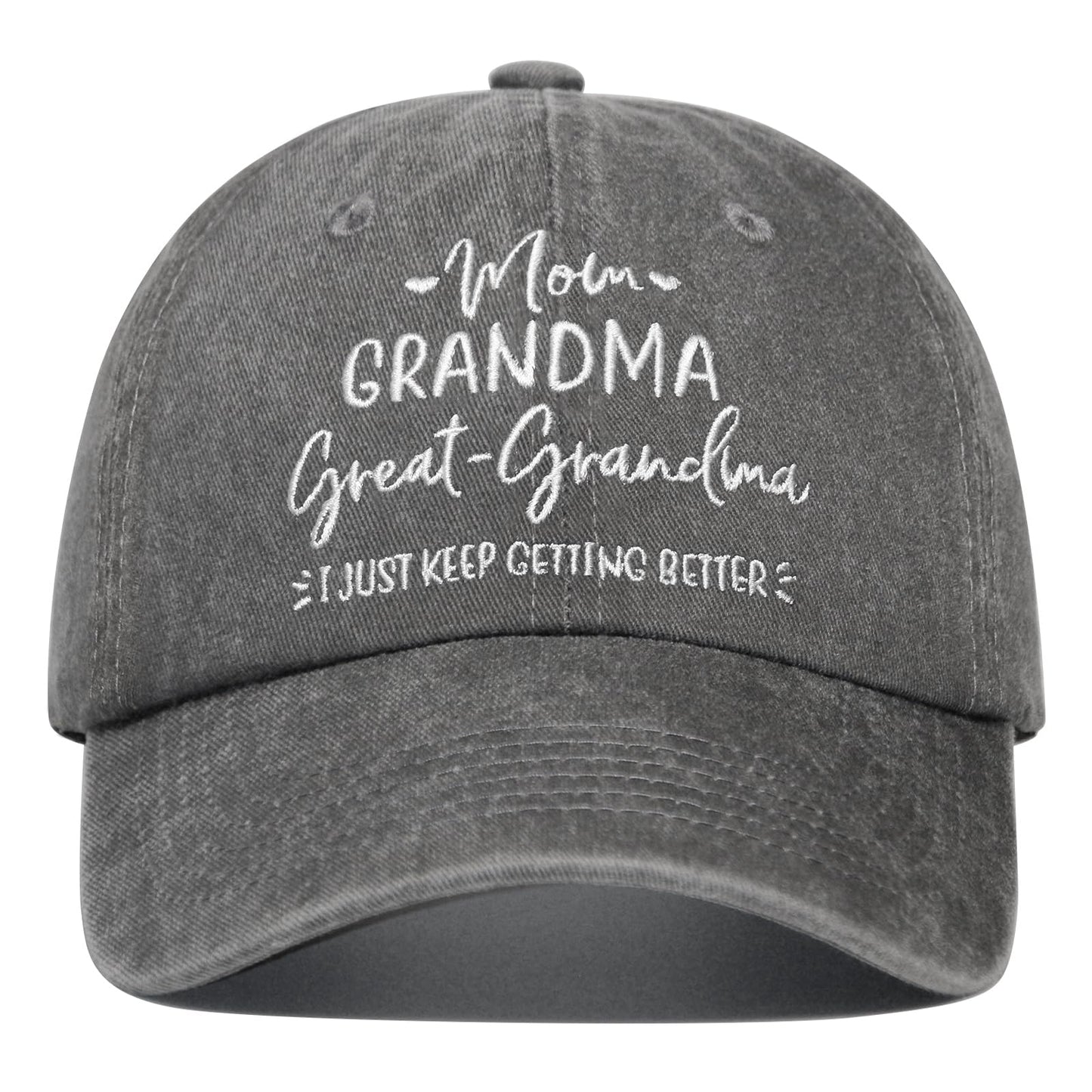 Great Grandma Gifts, Gifts for Great-Grandma Baby Announcement Christmas Mothers Day -Adjustable Baseball Cap