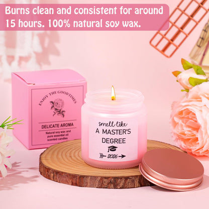 JMBMTER 2026 Graduation Gifts for Her, Masters Degree Graduation Gift Set for Women, Students, Niece, Daughter, Girlfriend, Pink Congratulations Grad Gift Baskets
