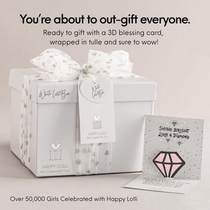 HAPPY LOLLI LolliBox Birthday Gift Set for Tween & Teen Girls Ages 8–15, Ready to Gift, 8 Individually Wrapped Gifts