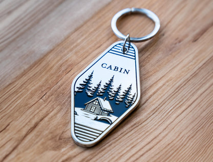 Vacation Home Keychain - Metal Key Chain