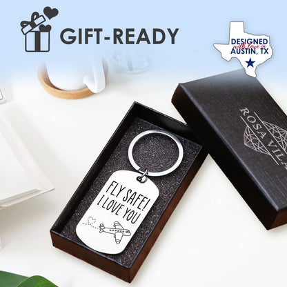 Rosa Vila Keychains For Women & Men, Gifts For Mom, Bonus Mom, Aunt, Sister, Dad, Grandma, Nurse, Teens, Coach, Teacher Pilot