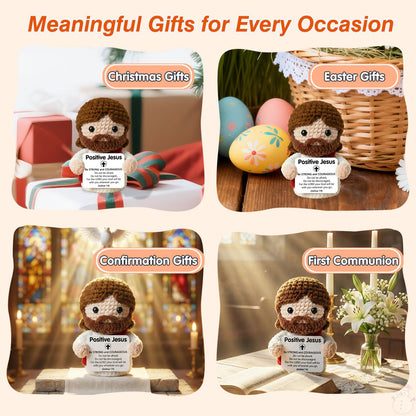 Kindergarten Pre K 5th 8th Grade Graduation Gifts for Boys 6-8-12-14 Jesus Stuffed Animal Plush Doll Confirmation 1st First Communion Baptism Gifts for Teenage Teen Boys