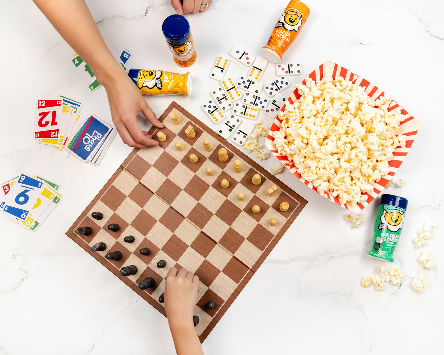 Kernel Season's Movie Night Supplies, Popcorn and Seasoning Party Pack, 4 Flavor Variety Pack