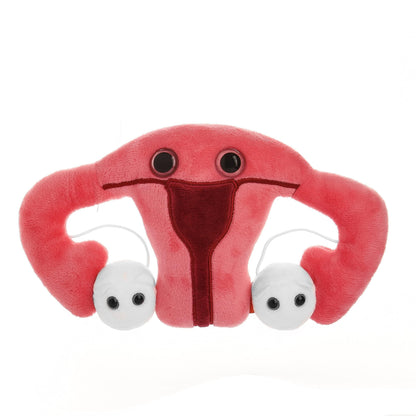 GIANT MICROBES Uterus Plush, Hysterectomy Recovery Must Haves, Hysterectomy Recovery Gifts, Funny OBGYN Gift, Labor and Delivery Nurse Gifts, Uterus Pillow, LPN Nurse Gift (Regular)