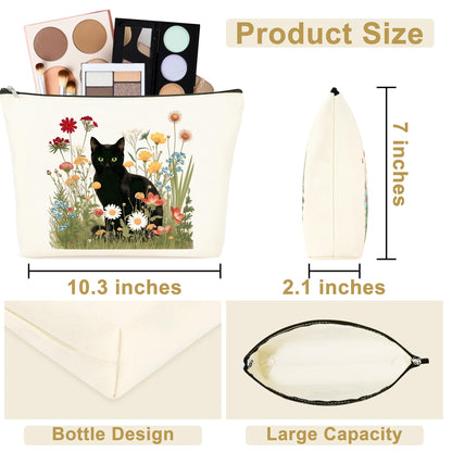 Black Cat Lover Themed Gifts for Women, Gifts for Cat Lovers Women Set of 7