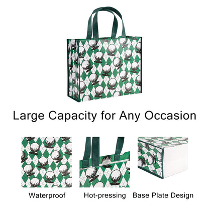 Loveinside 13" Large Sports Reusable Gift Bag, Recycled Party Favor Gift Bag for Kids Boys, Birthday, 13" x 5" x 10", 1 Pcs