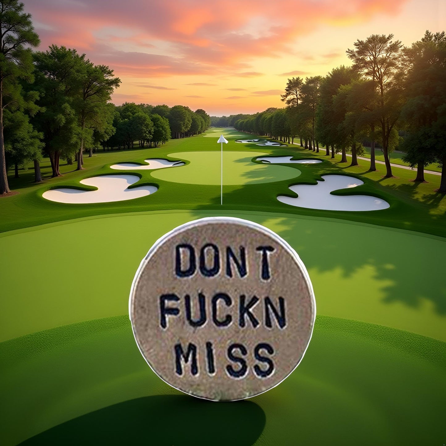 BWESOO Adult Humor Novelty Golf Ball Markers Funny Golf Ball Marker for Men with Funny Words Unique Golf Gag Gifts for Men or Women Golfers,On-Course Accessories,Golf