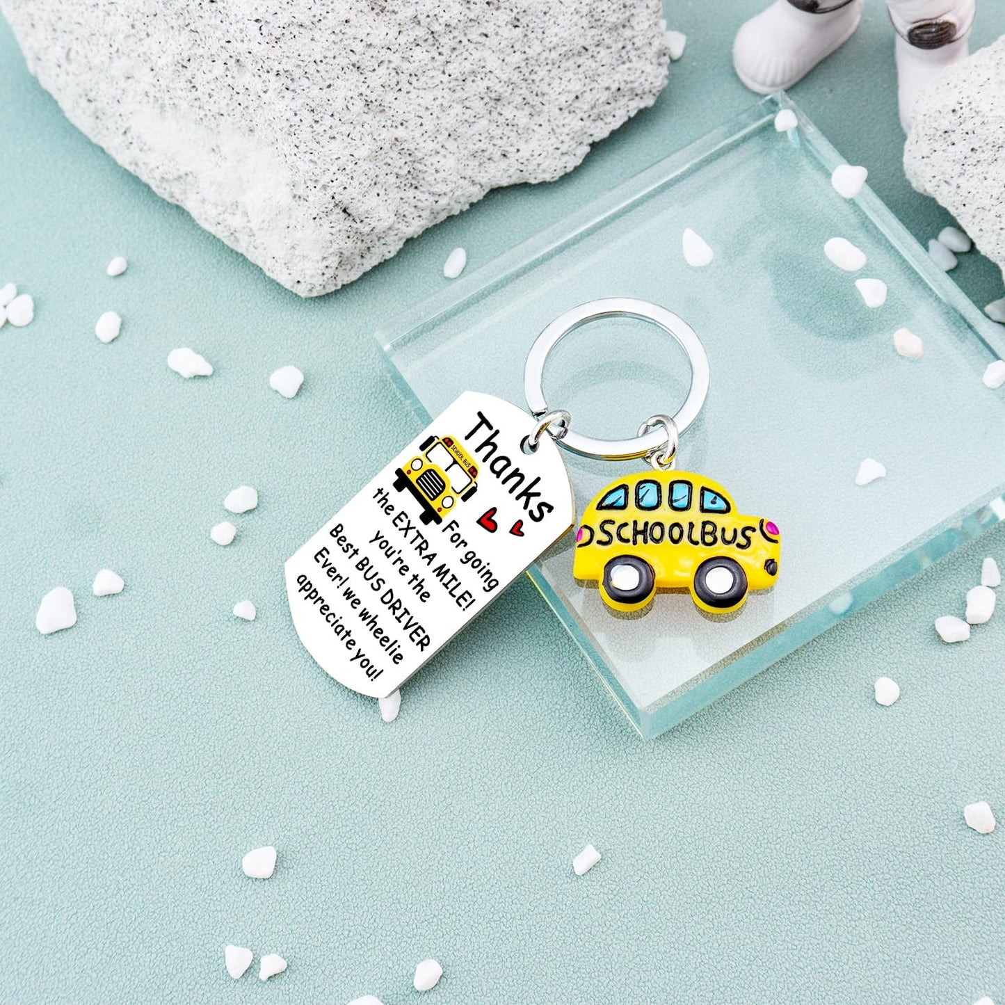 Bus Driver Appreciation Gifts School Bus Driver Appreciation Day Gift Best Buses Drivers Birthday Gifts School Buses Keychain Mothers Day Fathers Day Gift For Retired Mothers Day Keyring Necklace