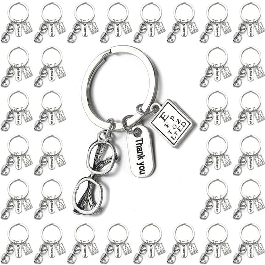 PHAETON 20PCS Eye Doctor Keychain - Ophthalmologist & Optometrist Gift for Eye Doctor Staff