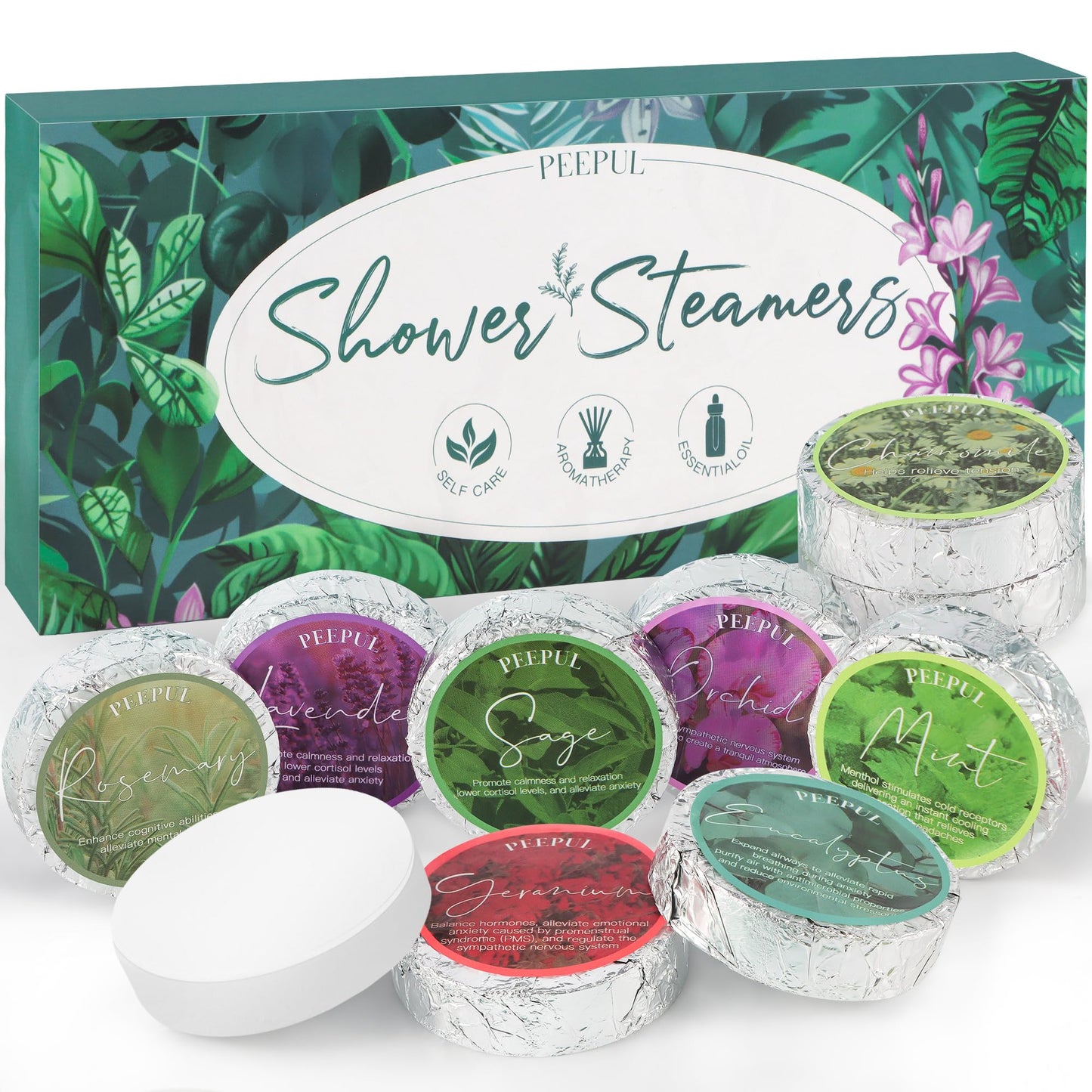 Shower Steamers Aromatherapy Birthday Gifts for Women - 10 Pack,Gifts for Wife Mothers Daughter Sister Stress Relief & Deep Relaxation Self Care Home Spa Essential