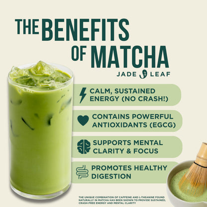 Jade Leaf Matcha Organic Strawberry Matcha Latte Mix - Lightly Sweet Japanese Matcha Green Tea Powder with Organic Cane Sugar for Café Style Blend, 5.3 Ounce / 150g (Pack of 1)