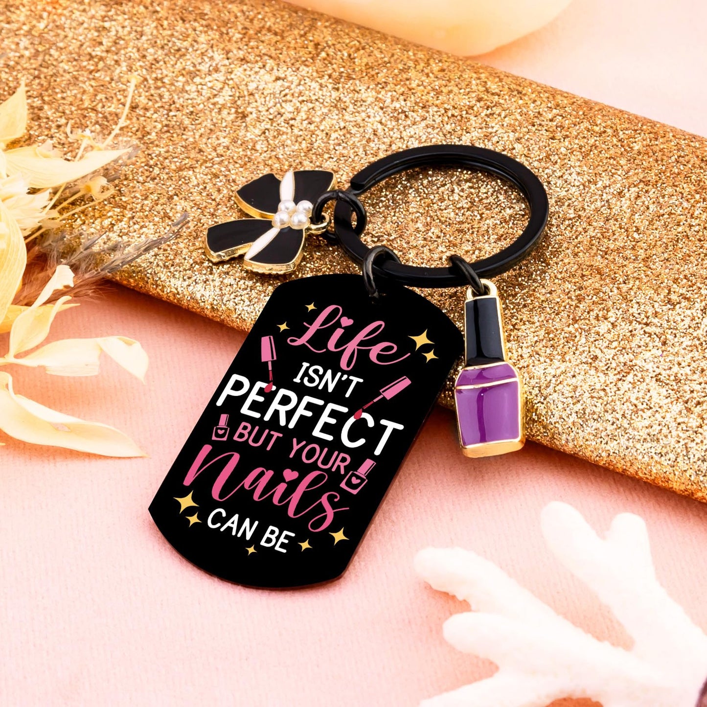Ibiwe Nail Tech Gifts For Women Beauty Gifts For Manicurist Nail Polish Lovers Nails Technician Artist Salon Gift For Girls Hustlers Salon Owner Boss Beautician Instructor Cosmetology Jewelry