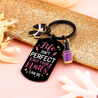Ibiwe Nail Tech Gifts For Women Beauty Gifts For Manicurist Nail Polish Lovers Nails Technician Artist Salon Gift For Girls Hustlers Salon Owner Boss Beautician Instructor Cosmetology Jewelry