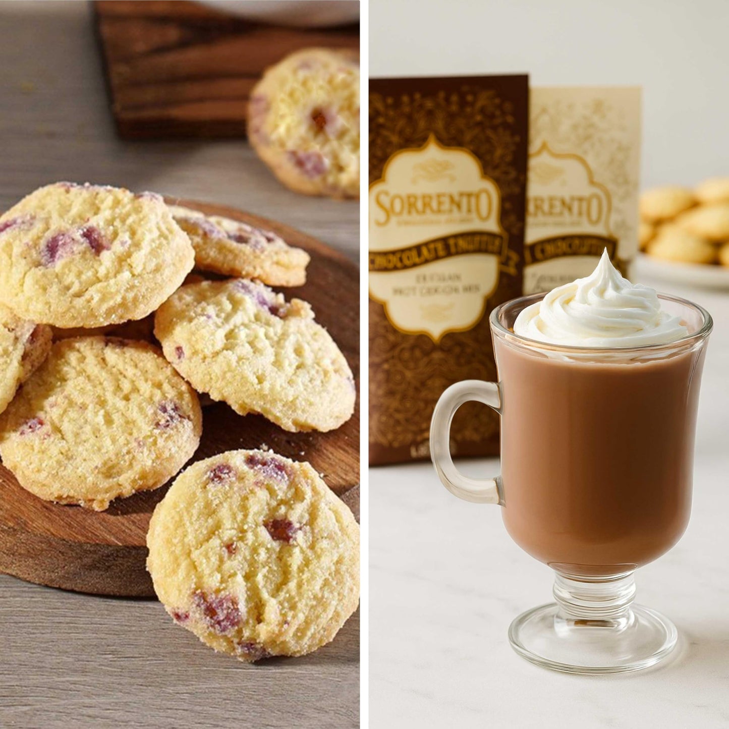 Photo Gift Box with Lid, Gifts Gourmet Food - Teas, Cocoas, Cookies, Snacks & Sweets Care Package for Women, Men, Holiday, Families, Memory Box for Thinking of You, Get Well, Anniversary, Thank You