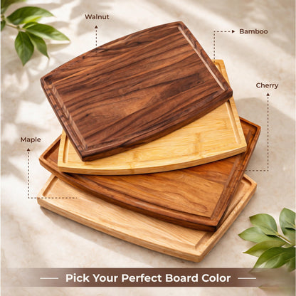 Personalized Cutting Board-Custom Cutting Board Wood Engraved Charcuterie Board-Personalized Wedding Gifts for Couple, Bridal Shower, Anniversary, Housewarming & Personalized Mothers Day Gift for Mom