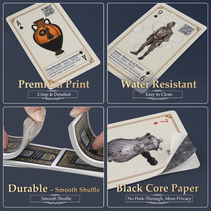 merryhome Arts of Playing Cards with QR Audio Guides - The Metropolitan Museum of Art x Discover Art & Play Cards | Themed Playing Cards | Museum Decks | Unique Gift for Art Lovers & Travelers