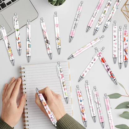 Wxiben Paris Ballpoint Pens Set - 24PCS City Travel Souvenirs Gifts French Paris Pen Eiffel Tower Smooth Writing Ballpoint Bulk for Women Girls Teacher Traveler Office School Supplies Party Gift