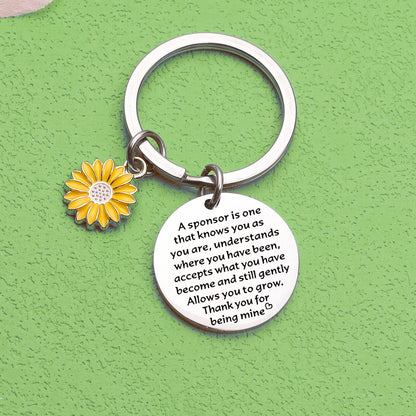 Confirmation Sponsor Gifts Keychain Confirmation Gifts AA Sponsor Appreciation Keychain