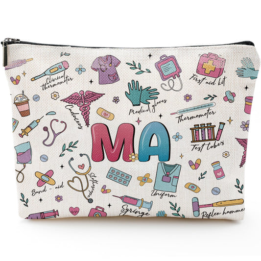 Sitsink Medical Assistant Gifts Essential Bag - Gifts for Women MA Appreciation Medical Assistant Week Christmas Birthday Graduation Retirement Friends Sister Mother
