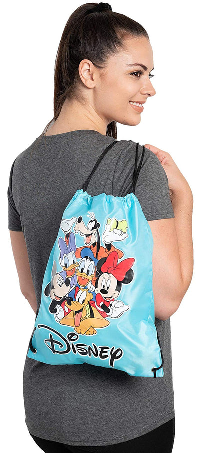 Disney Tote 15" Sling Bag Mickey Mouse Minnie Donald Daisy Goofy Pluto Print