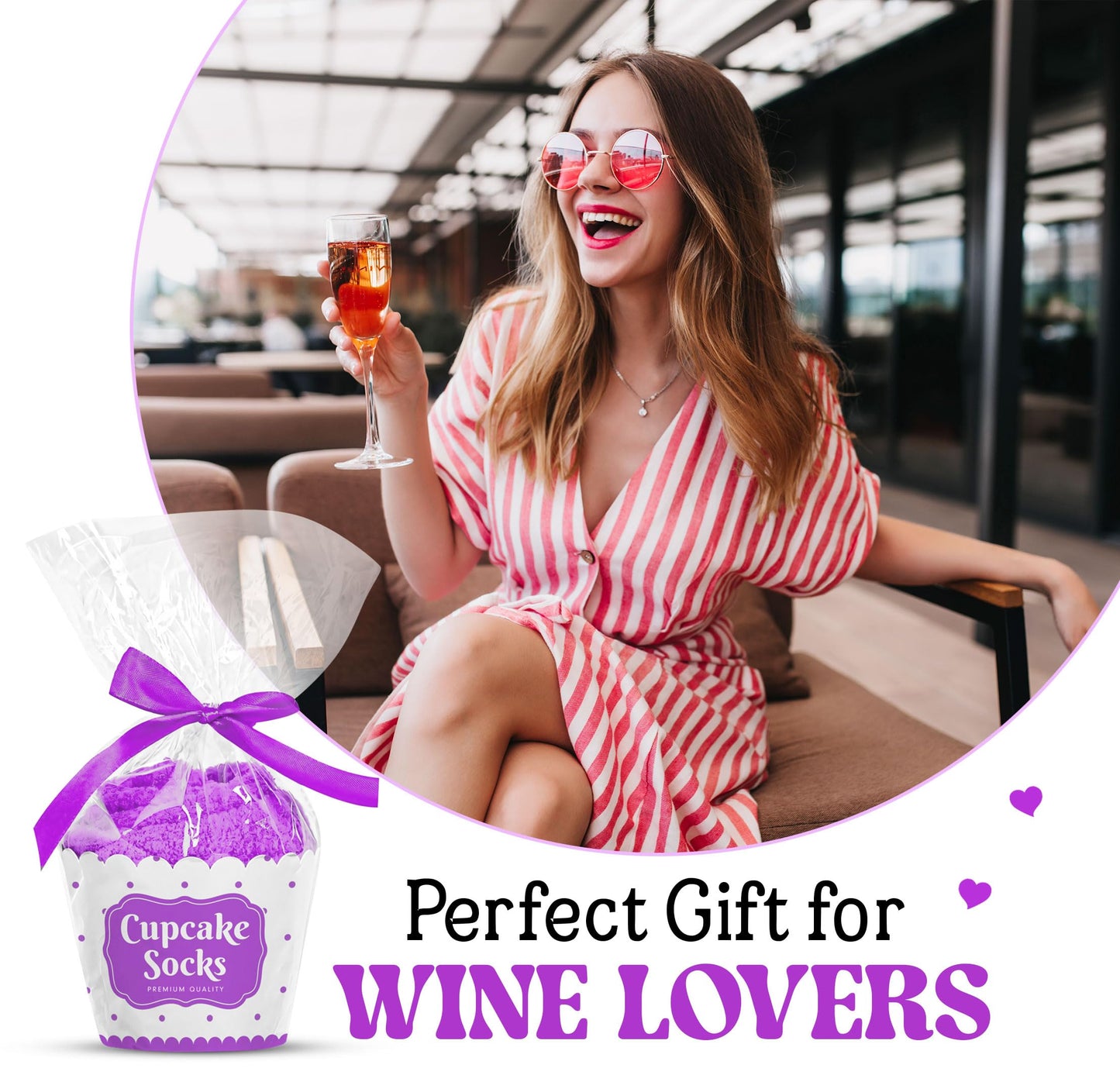 Wine Gifts For Women - Funny Wine Socks For Mom, Unique Mothers Day Gifts, Perfect Accessories For Wine Lovers