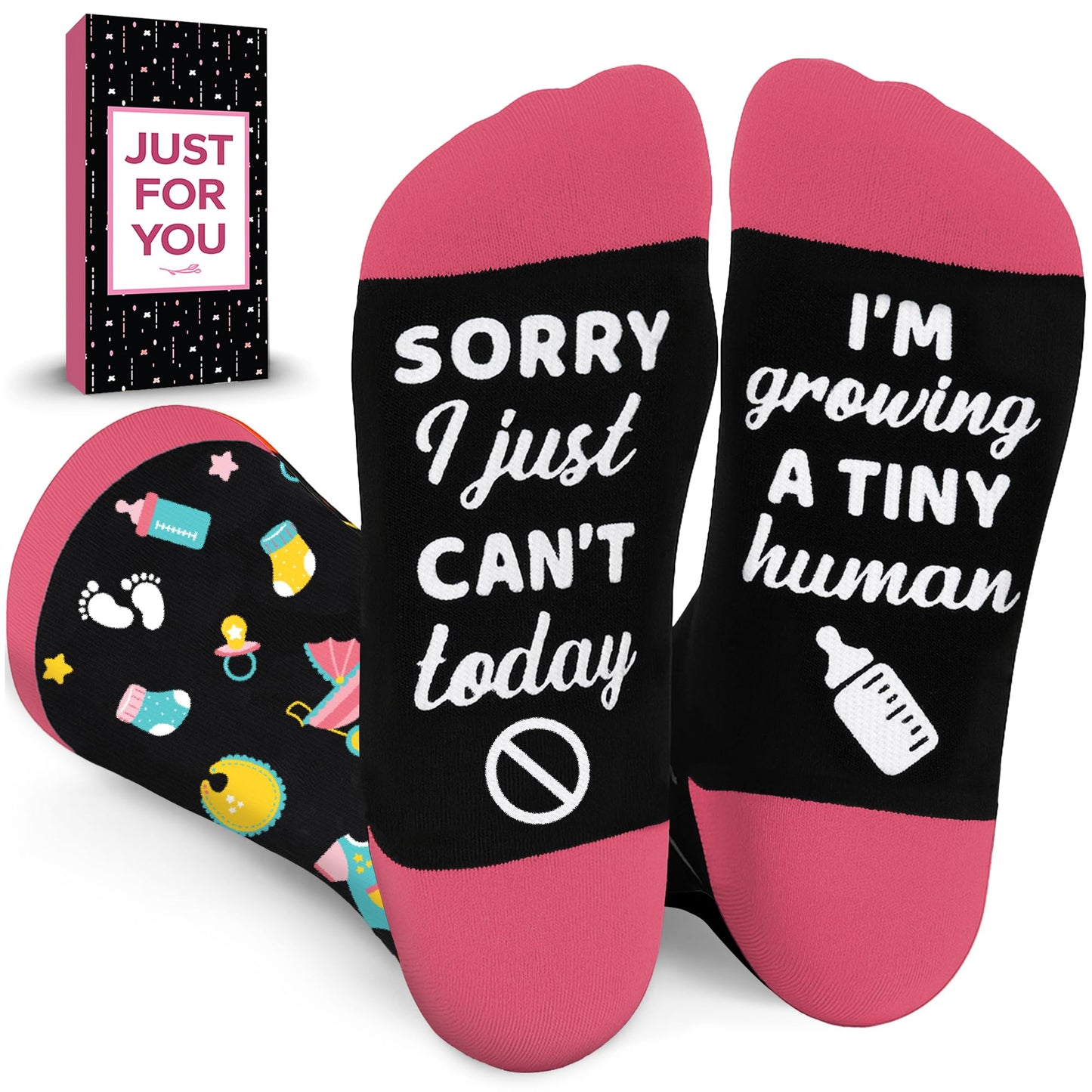 ZAGKOO First Fathers Day New Dad Gifts - Soon to Be, 1st Time Dad Sock - Expecting Gifts for First Time Mom, Pregnant Women
