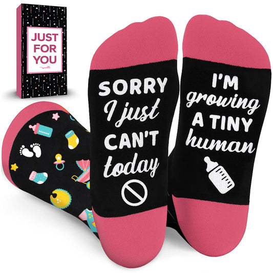 ZAGKOO First Fathers Day New Dad Gifts - Soon to Be, 1st Time Dad Sock - Expecting Gifts for First Time Mom, Pregnant Women
