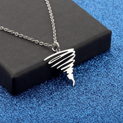 WUSUANED Funny Hurricane Necklace Storm Tornado Chaser Jewelry Hurricane Gift Meteorology Gift