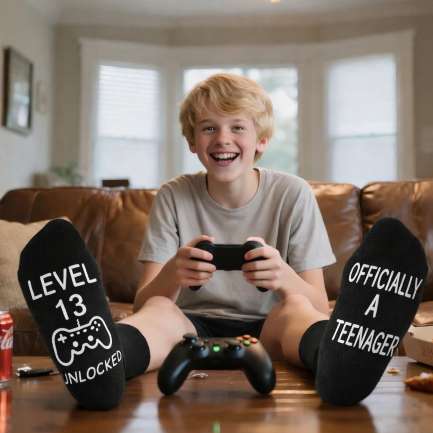 Jeasona Gaming Birthday Socks for Teen Boys Gifts for 13 14 15 16 17 18 Year Old Boy Teenage