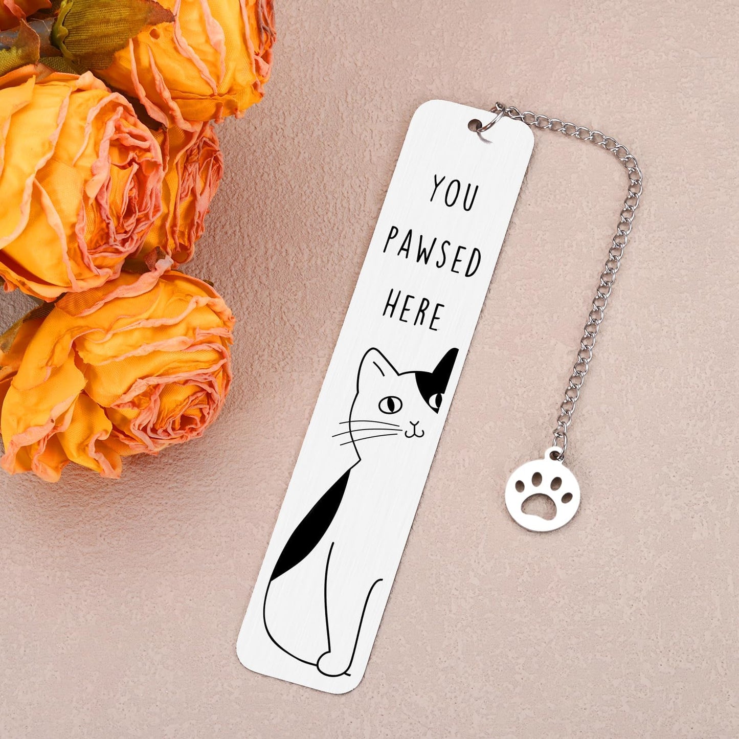 Cat Gifts for Women, Cat Lover Gifts for Women Men Reader, Graduation Gift for Her Him, Cute Bookmarks for Cats Mom Dad Girl Boy, Birthday Gift for Book Lovers, Bookish Gift Reading Accessories