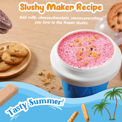 RELPOM Slushie Cup, Funny Slushy Maker Cups, Cool Stuff Things Gadgets, Stocking Stuffers White Elephant Gifts Party Favors for Boys Girls Teens Students