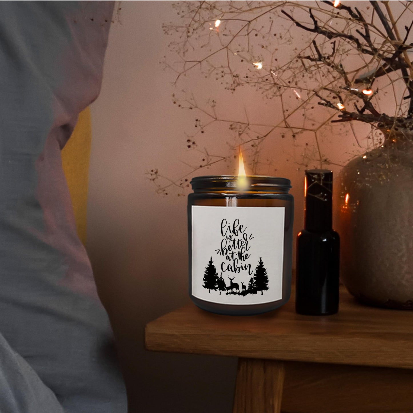 Mancheng-zi Life is Better at The Cabin Scented Candles, Cabin Gifts and Decor